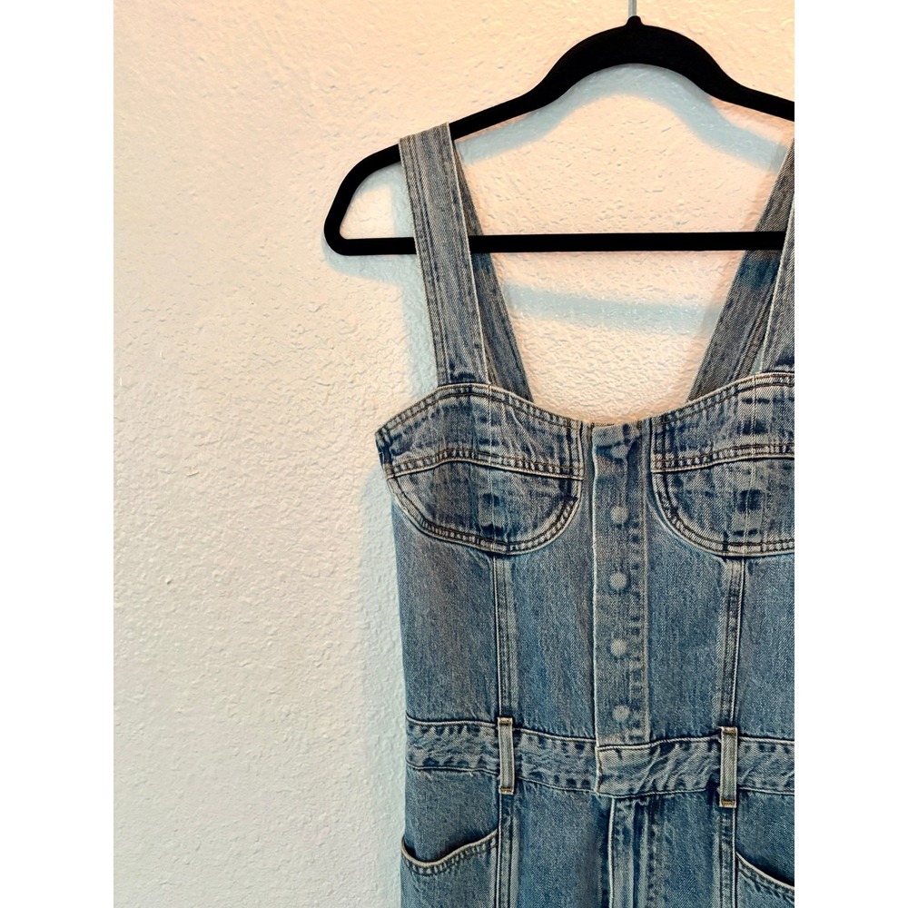 AGOLDE Ingrid Denim Jumpsuit Size 29 Vintage Inspired‎ 80s 90s 6 M Medium - Picture 5 of 9